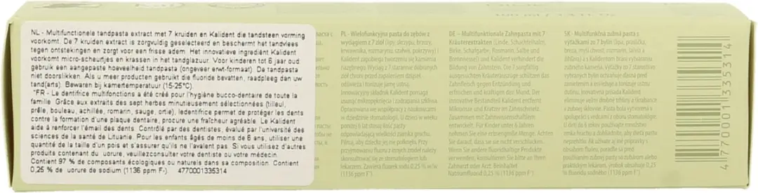 Ecodenta Tandpasta Multifunctioneel 7-Kruiden 100ml