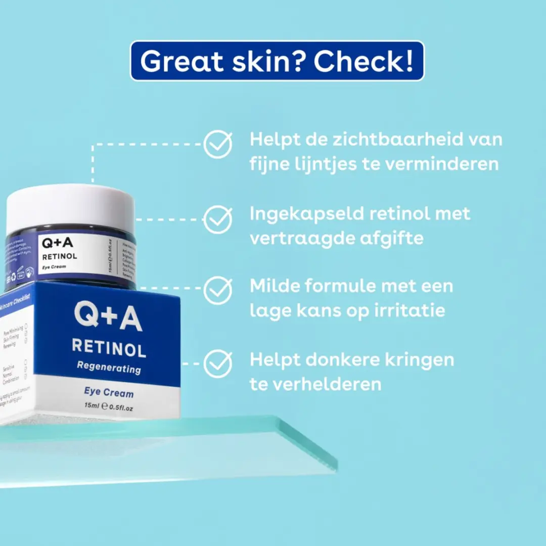 Q+A Retinol Oogcrème 15ml