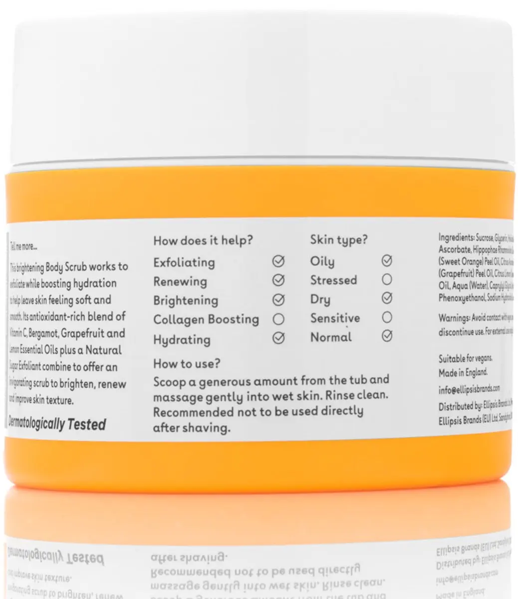Q+A Vitamin C Body Scrub 200ml