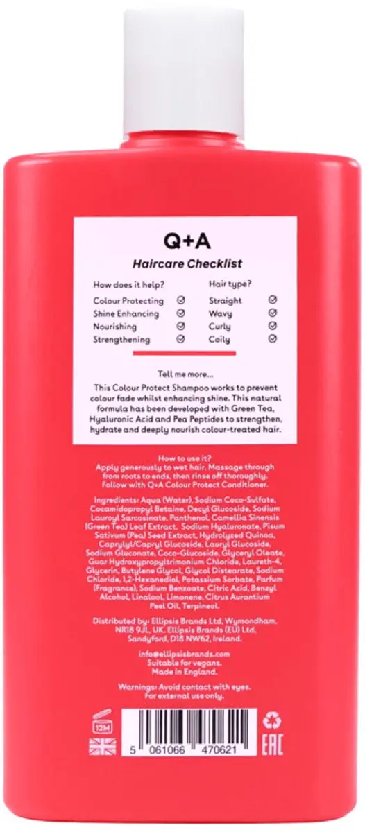 Q+A Colour Protect Shampoo 250ml