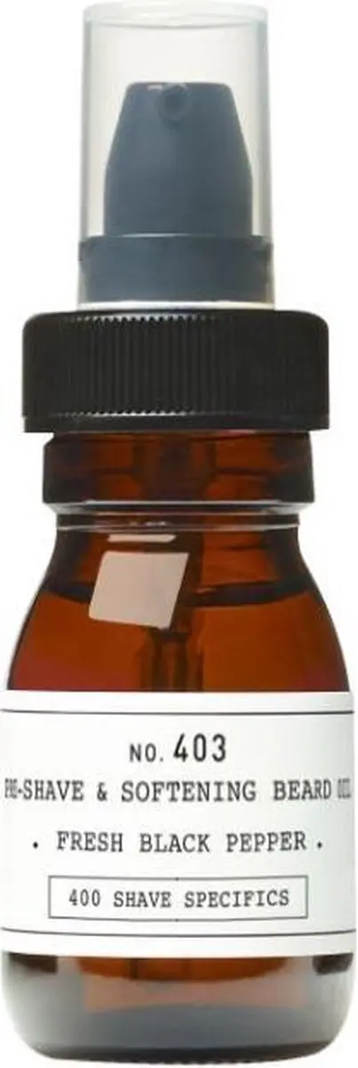Depot 403 Pre-Shave & Softening Beard Oil Fresh Black Pepper 30ml