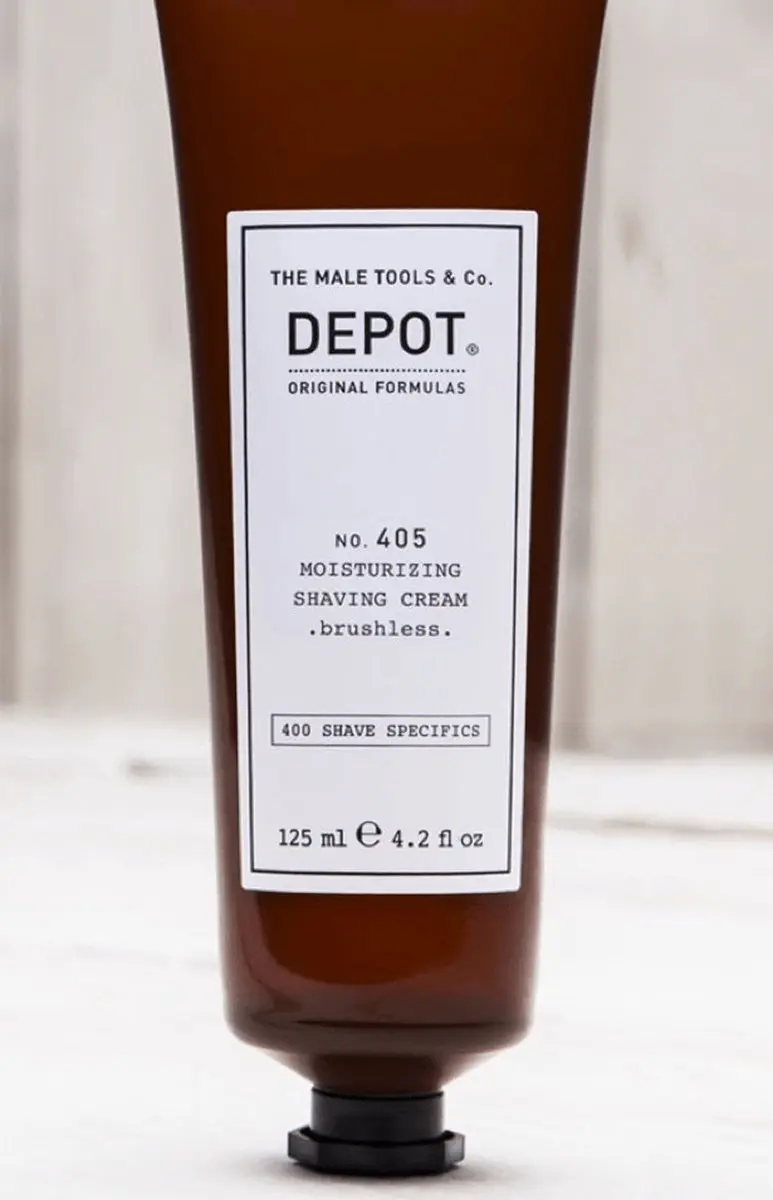 Depot 405 Mousturizing Scheercrème 125ml - afbeelding 3 van 3