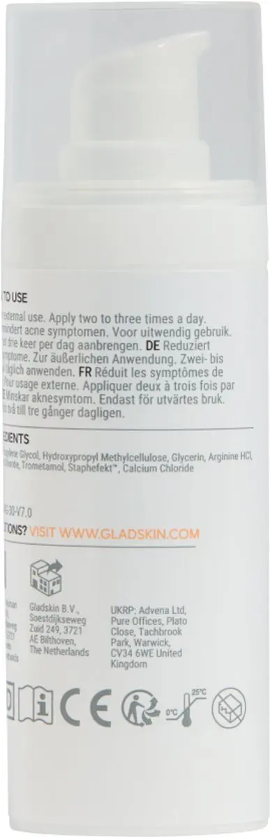 Gladskin Acnefekt Gel 30ml - Microbioomvriendelijk