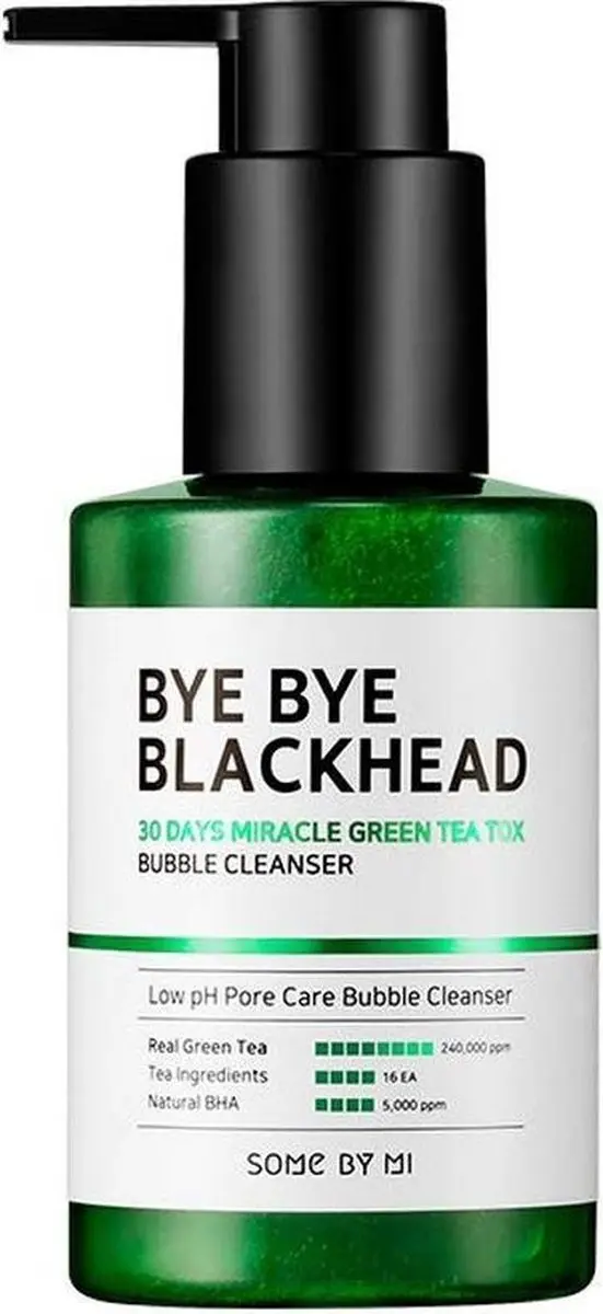 SOME BY MI Bye Bye Blackhead Green Tea Tox Bubble Cleanser 120ml