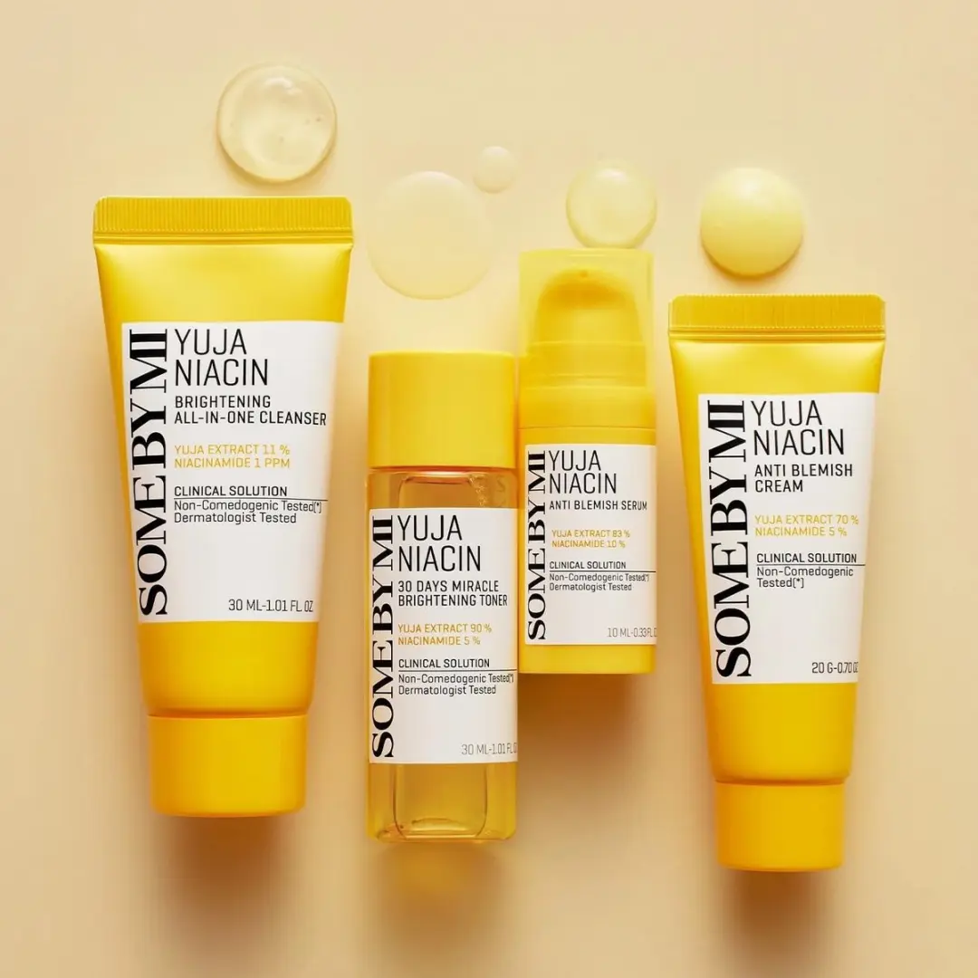 SOME BY MI - Yuja Niacin - Anti Blemish Starter Kit - 4 Delig - 90 ml