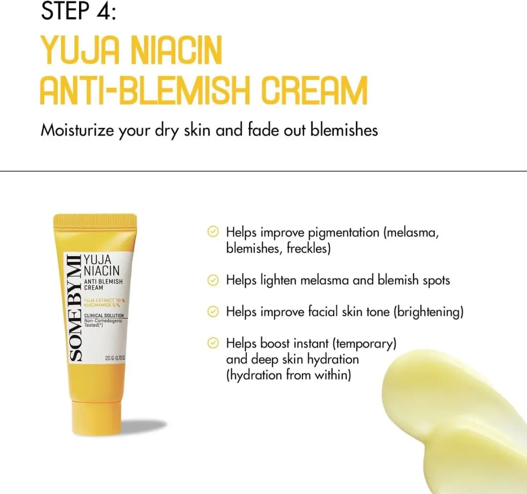 SOME BY MI - Yuja Niacin - Anti Blemish Starter Kit - 4 Delig - 90 ml