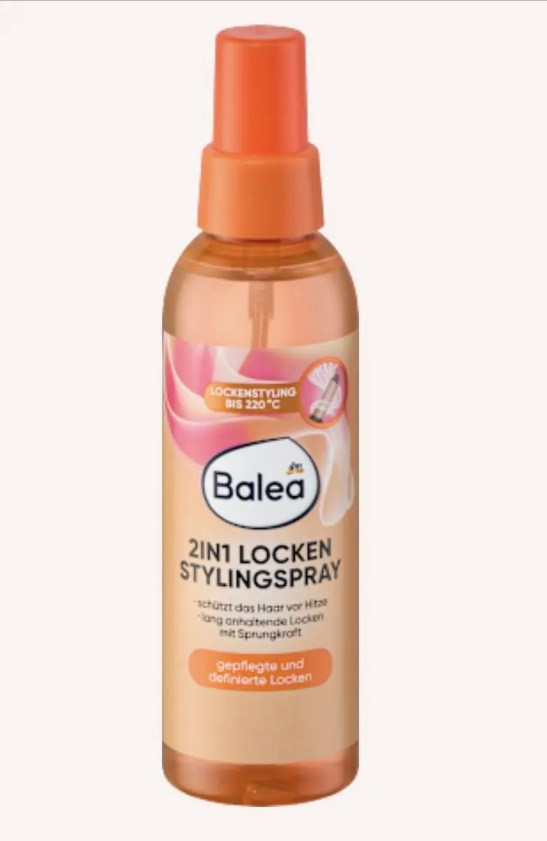 Balea Hittebeschermende spray voor krullen en styling 2-in-1, 150 ml