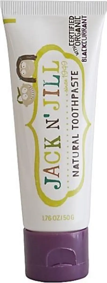 Jack N' Jill Kids Natuurlijke Tandpasta Zwarte Bes 50ml