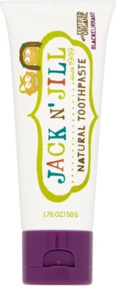 Jack N' Jill Kids Natuurlijke Tandpasta Zwarte Bes 50ml