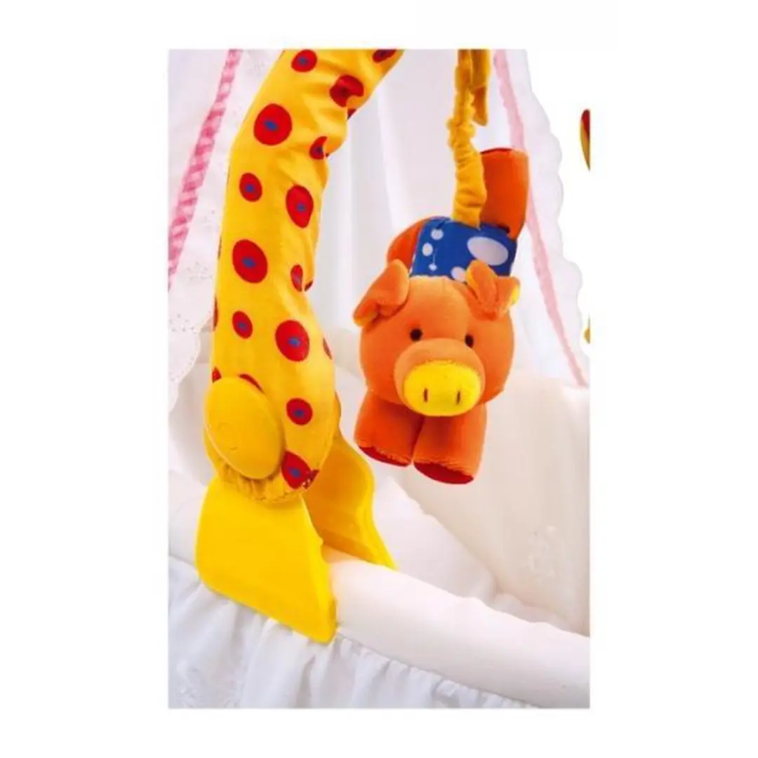 Small foot Mobiel Vliegende Dieren - Geel/Rood - afbeelding 2 van 2