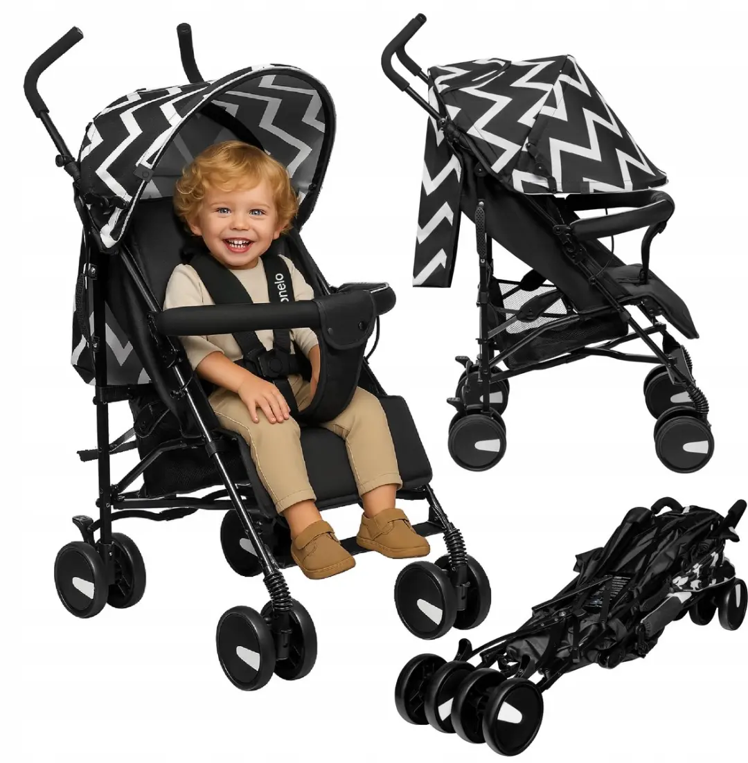 Lionelo Elia: Lichtgewicht kinderwagen, compact opvouwbaar, ideaal voor reizen