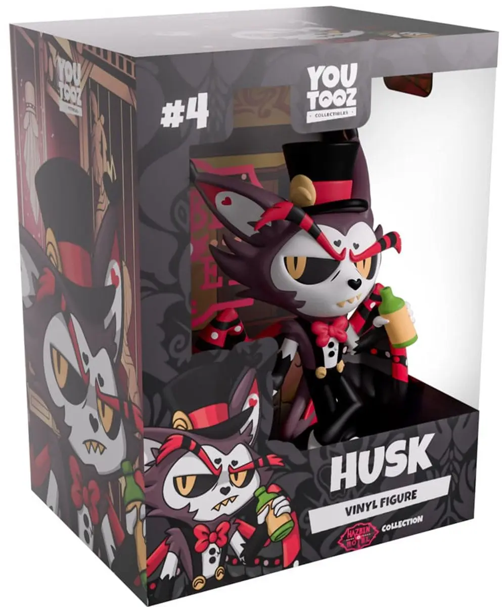 Youtooz Hazbin Hotel Husk Vinyl Figure 12cm - Staand - Multicolor - afbeelding 5 van 5