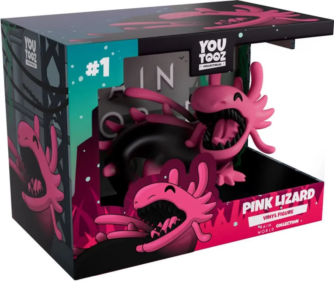 Youtooz Rainworld Vinyl Figure - Roze Lizard 8cm - afbeelding 5 van 6