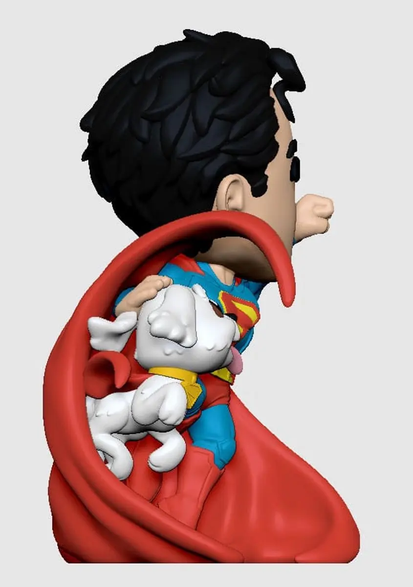 Youtooz Superman 2025 Vinyl Figure - Superman & Krypto 13cm - Multi - afbeelding 2 van 4