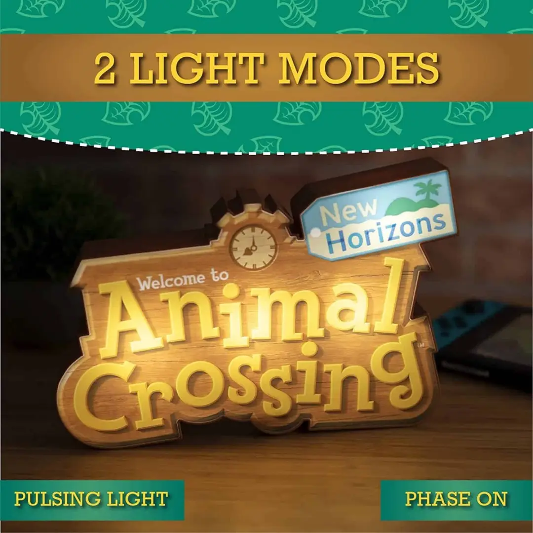 Paladone Animal Crossing Logo Light - Nachtlamp 23x16cm