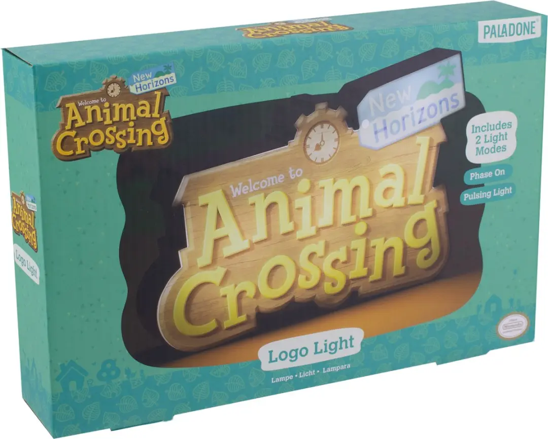 Paladone Animal Crossing Logo Light - Nachtlamp 23x16cm