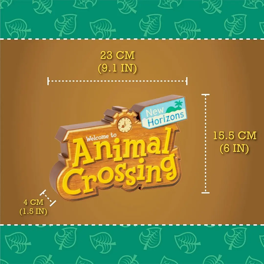 Paladone Animal Crossing Logo Light - Nachtlamp 23x16cm