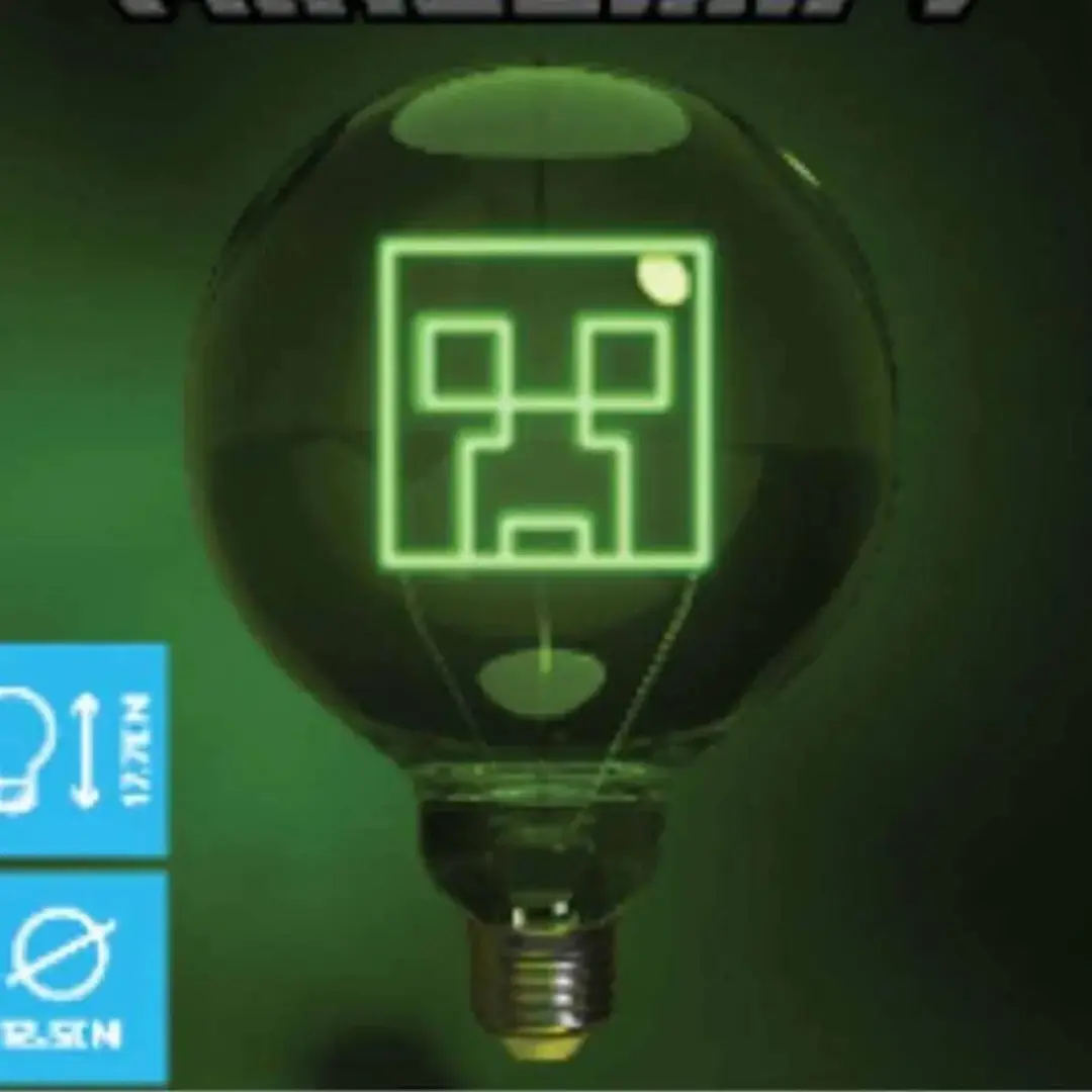 Paladone Minecraft Creeper LEDlamp - Groen - E27
