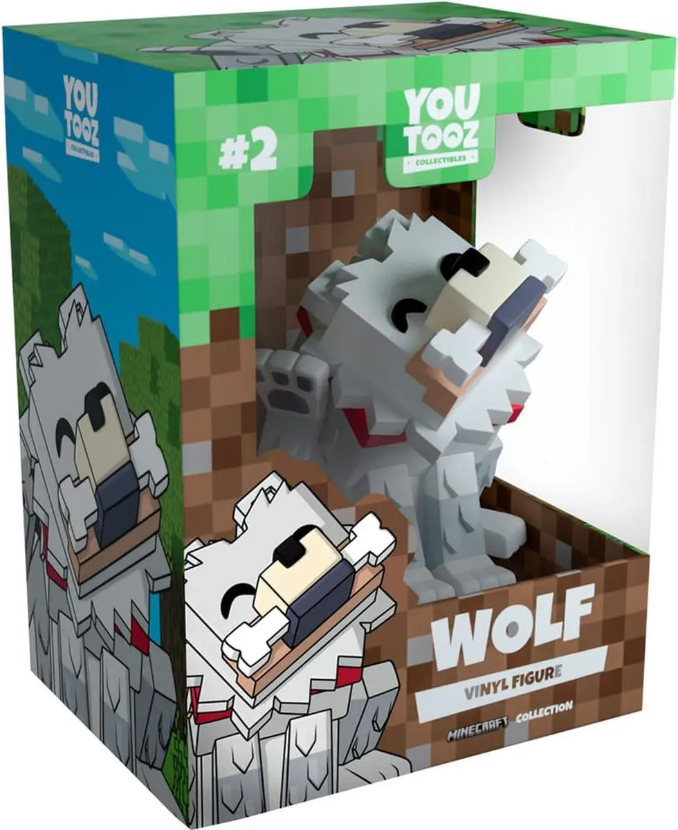 Youtooz Minecraft Haunted Wolf Beeld - 10cm - Multicolor - afbeelding 4 van 5