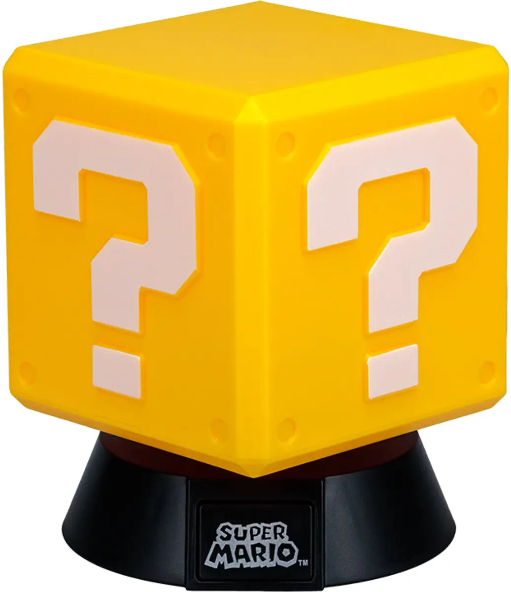 Paladone Super Mario Question Block Lamp - Warm Wit