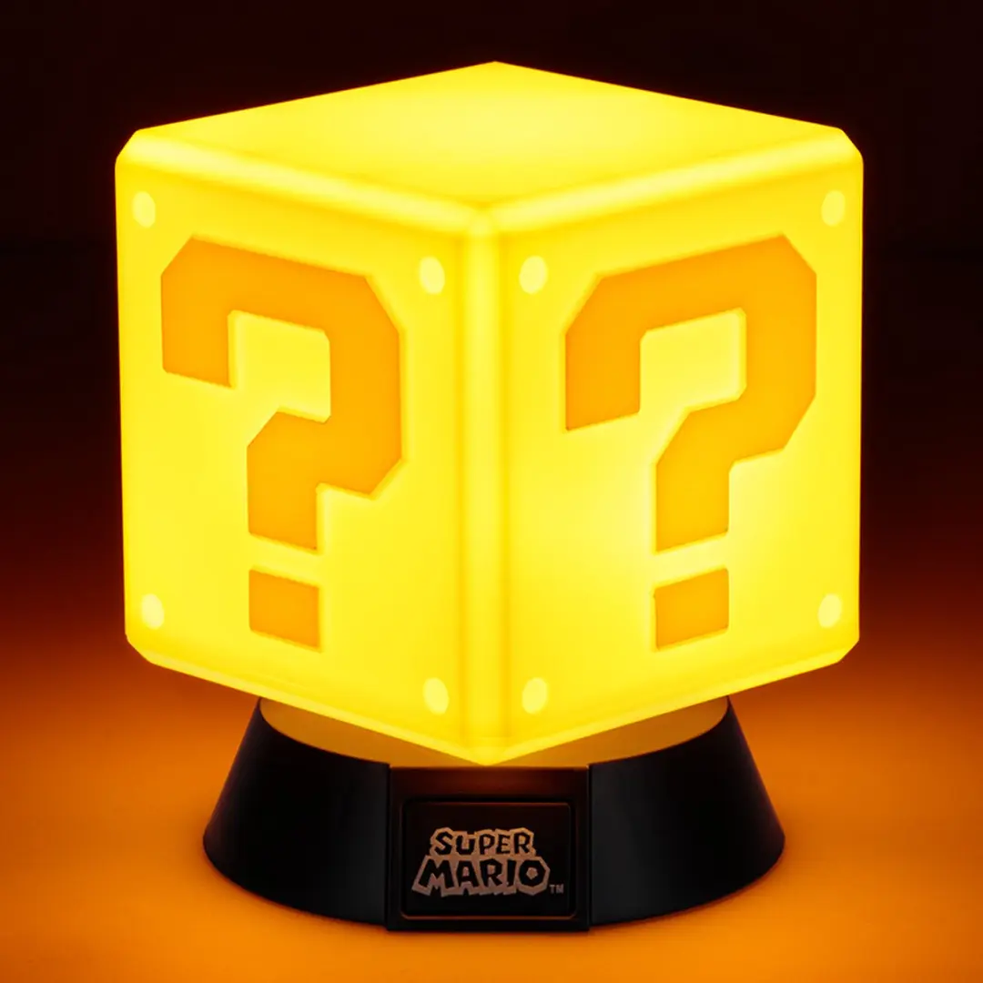 Paladone Super Mario Question Block Lamp