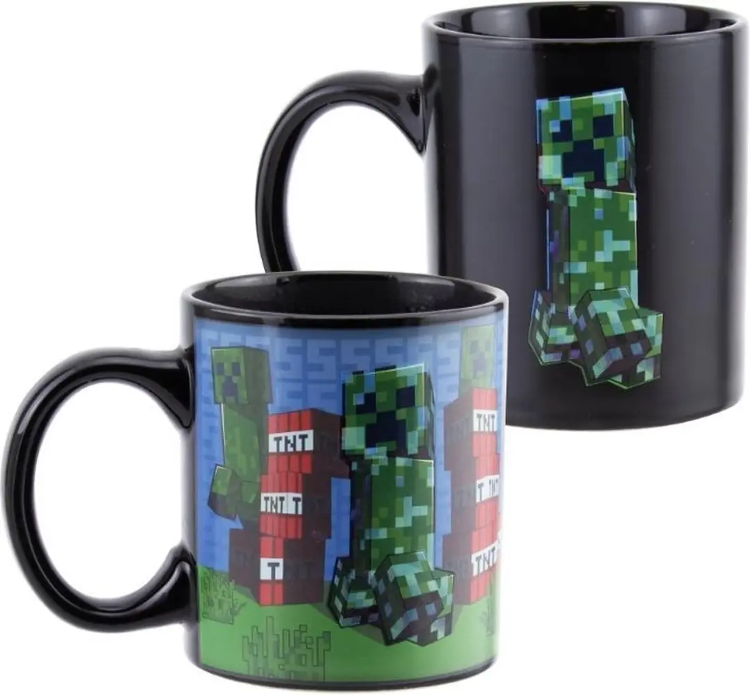 Paladone Minecraft Creeper Heat Change Mok 300ml PP7975MCF - Multicolour