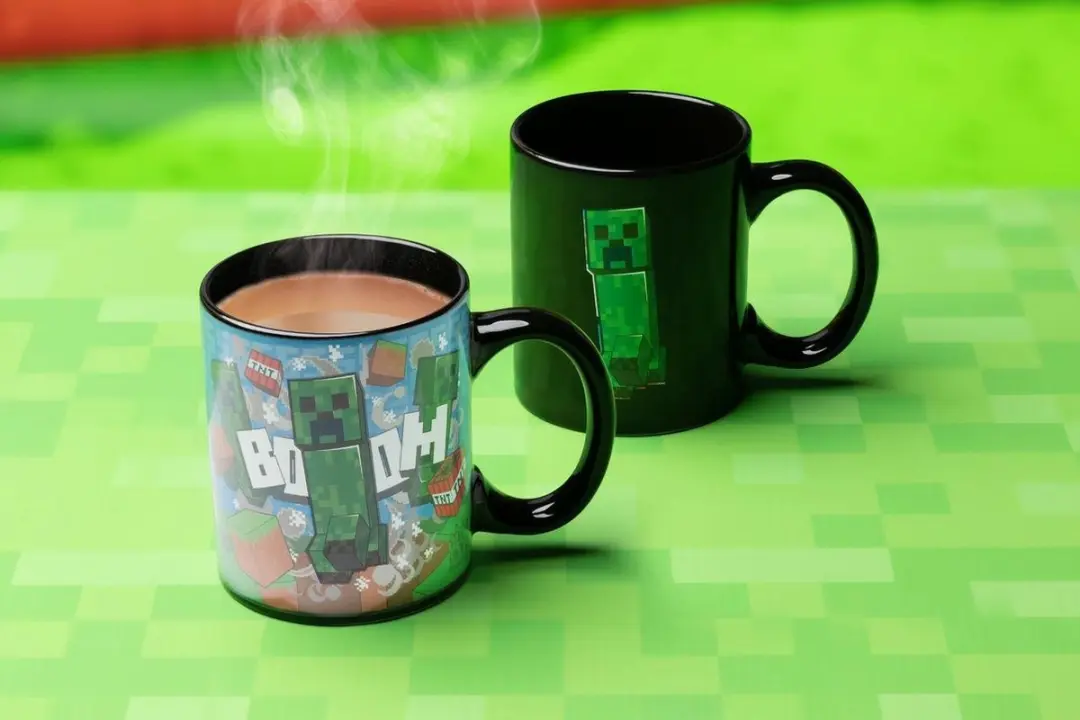 Paladone Minecraft Creeper Heat Change Mok 300ml PP7975MCF - Multicolour