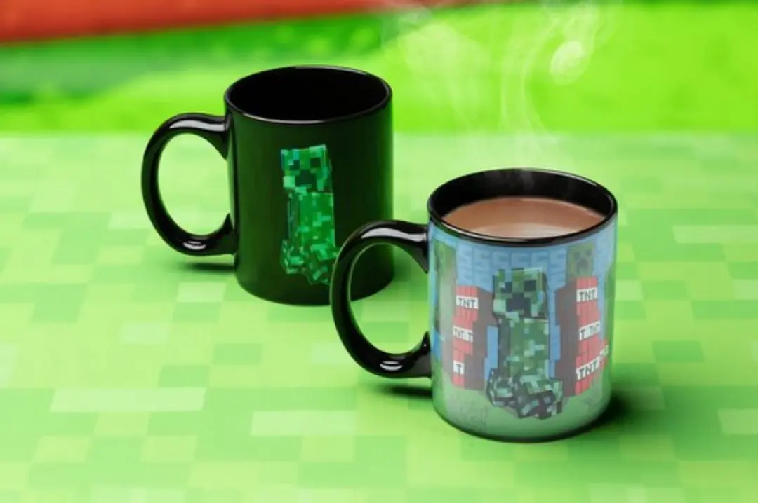 Paladone Minecraft Creeper Heat Change Mok 300ml PP7975MCF - Multicolour