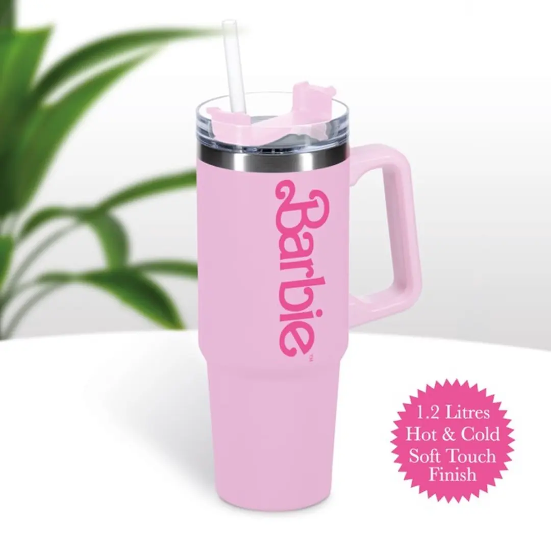 Paladone Barbie Travel Tumbler 1,2L - Roze