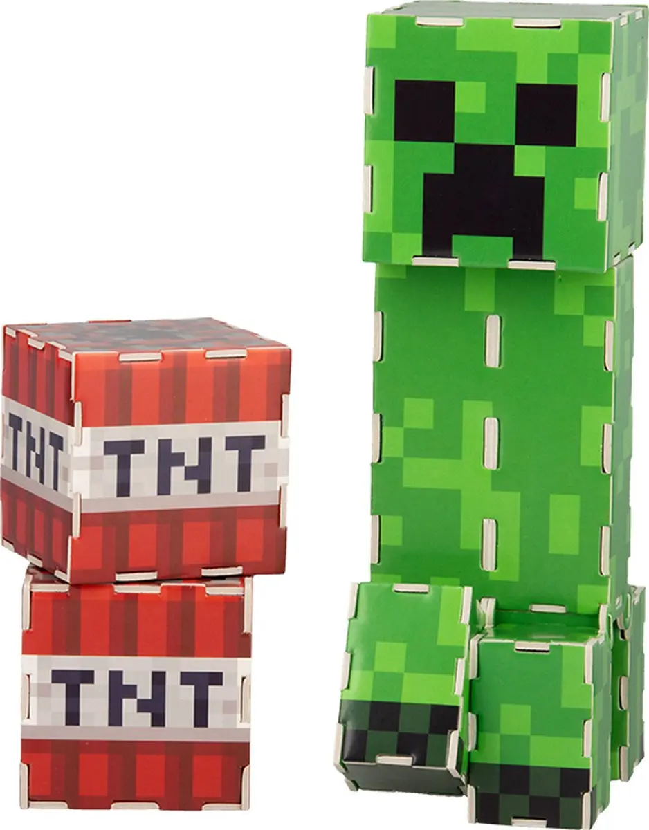 Minecraft Creeper & TNT Construction Kit