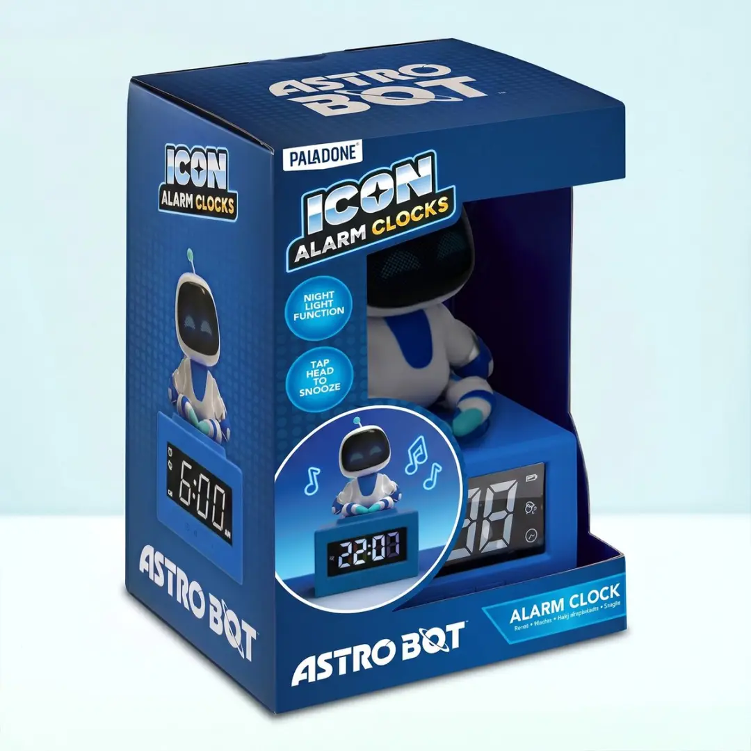 Paladone Astro Bot Wekker - Nachtlamp 17cm - Astrobot
