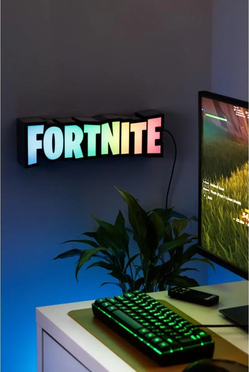 Paladone Fortnite Logo Lamp - RGB LED Licht