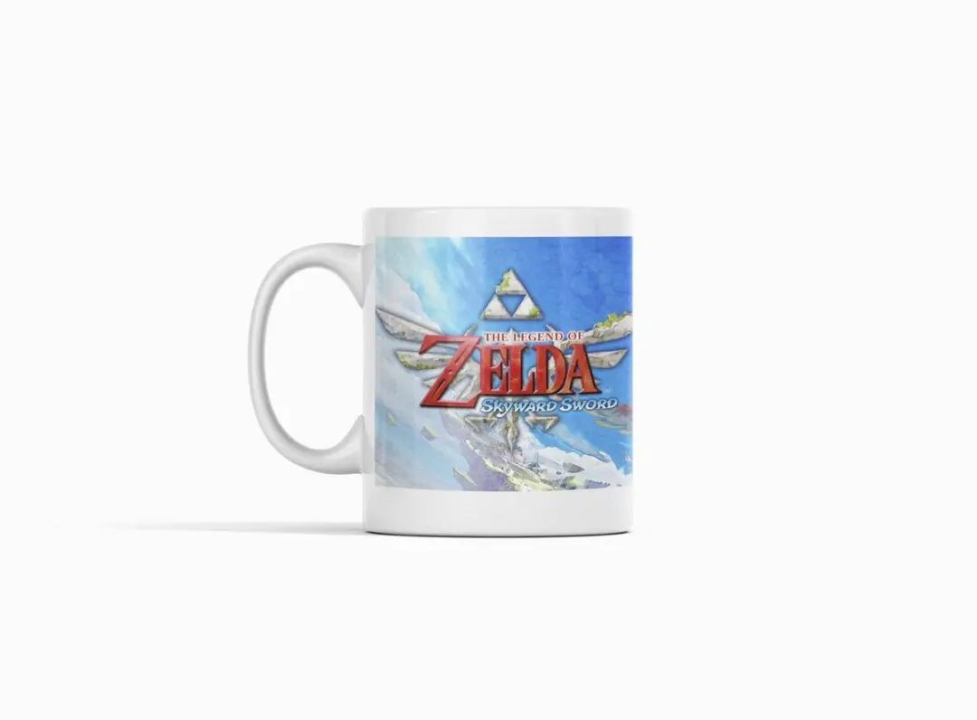 Nintendo Mok The Legend of Zelda Skyward Sword Mok 325ml - Wit - afbeelding 2 van 2