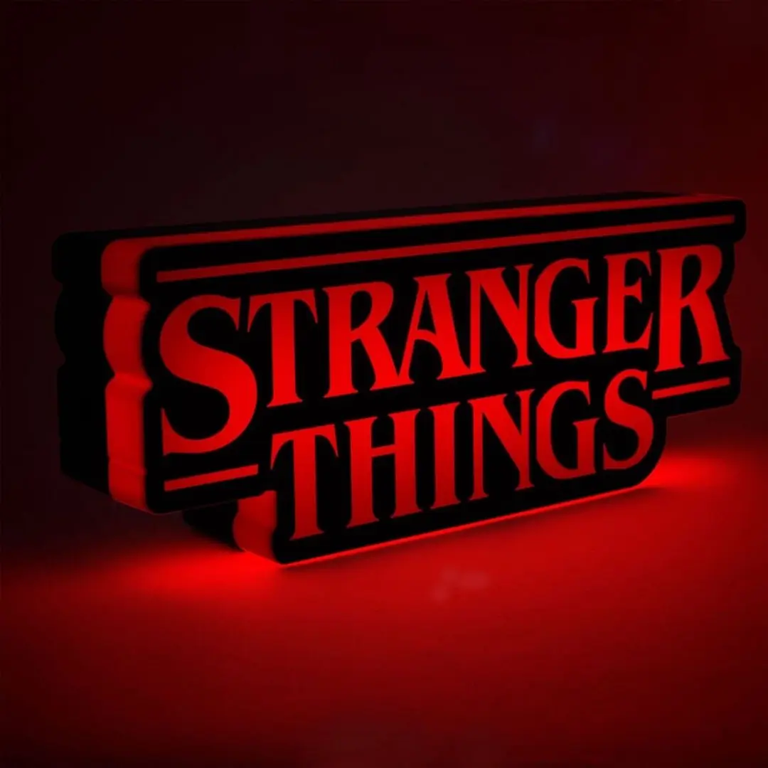 Paladone Stranger Things Logo Light - Wandlamp 31cm Rood