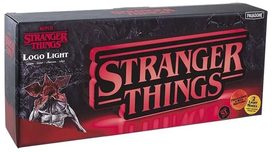 Paladone Stranger Things Logo Light - Wandlamp 31cm Rood