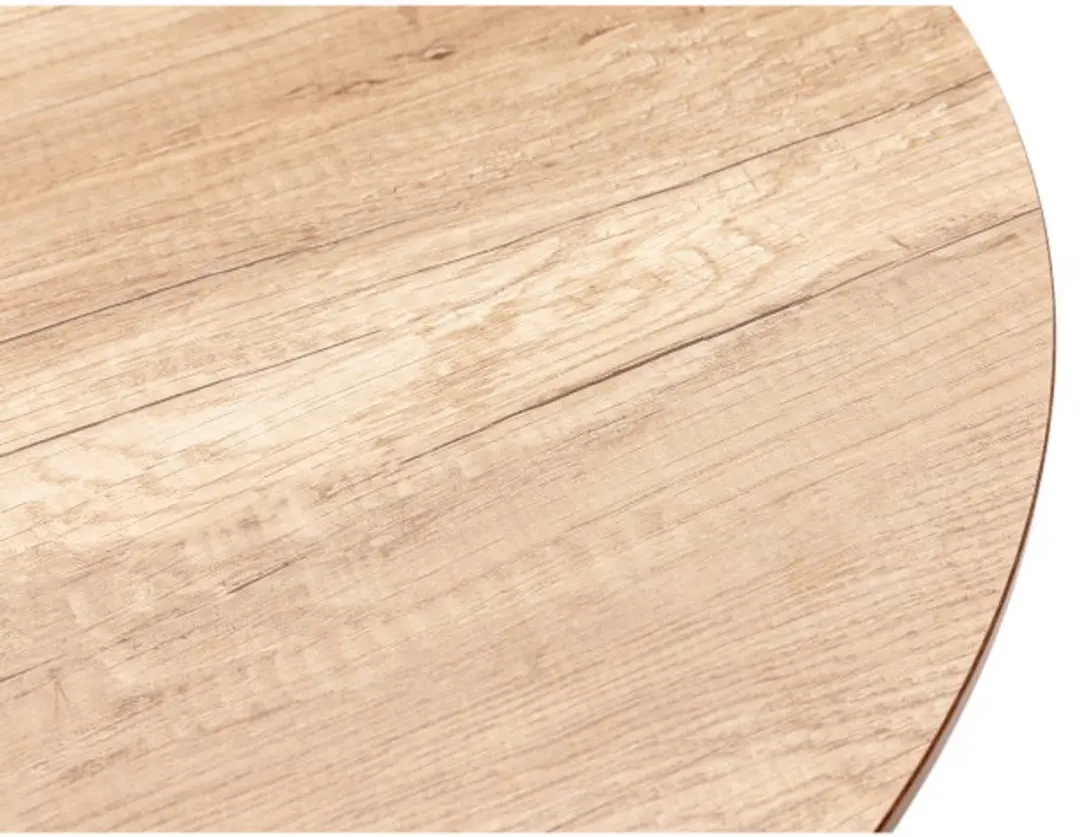 SenS-Line Jamy HPL Tuintafel Ø70cm - Houtkleur - afbeelding 6 van 6