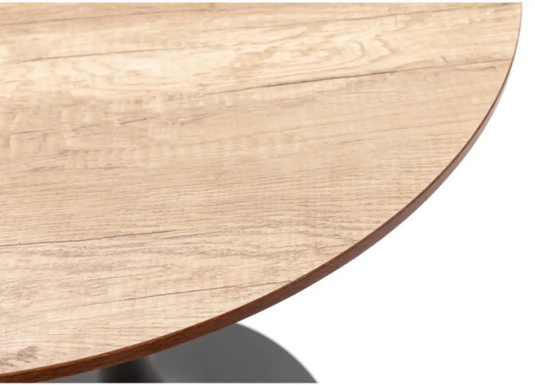 SenS-Line Jamy HPL Tuintafel Ø70cm - Houtkleur - afbeelding 4 van 6