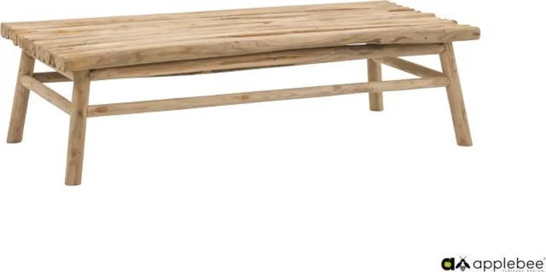 Apple Bee Rooty Koffietafel 140x70cm - Bruin - afbeelding 4 van 4