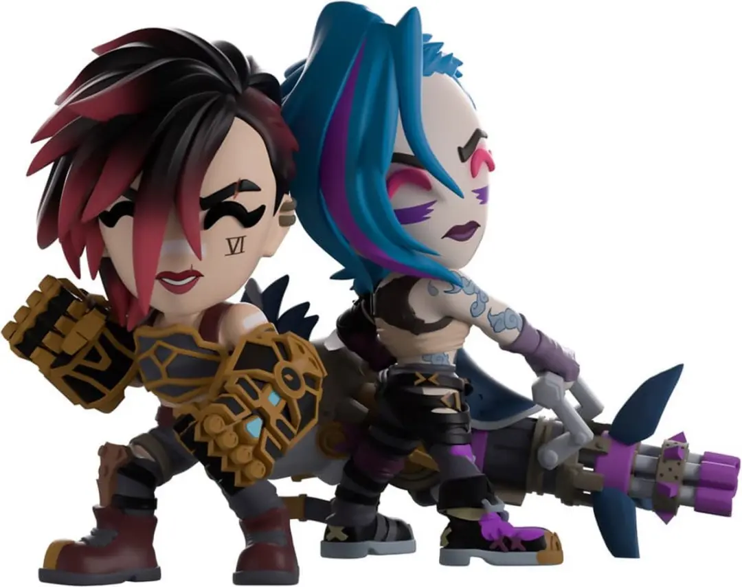 Youtooz Arcane Vi & Jinx Vinyl Figuur