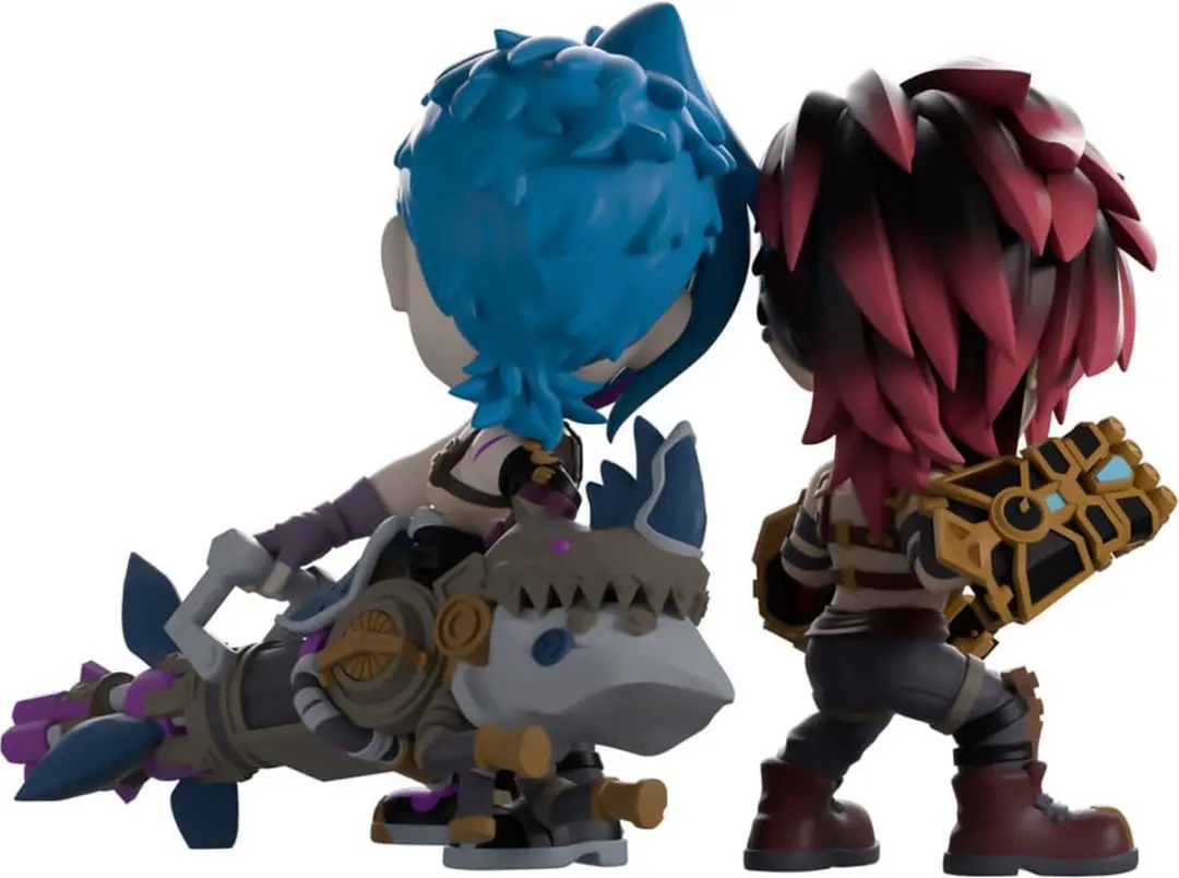 Youtooz Arcane Vi & Jinx Vinyl Figuur - 2-Pack - 11cm - Multicolor - afbeelding 3 van 6
