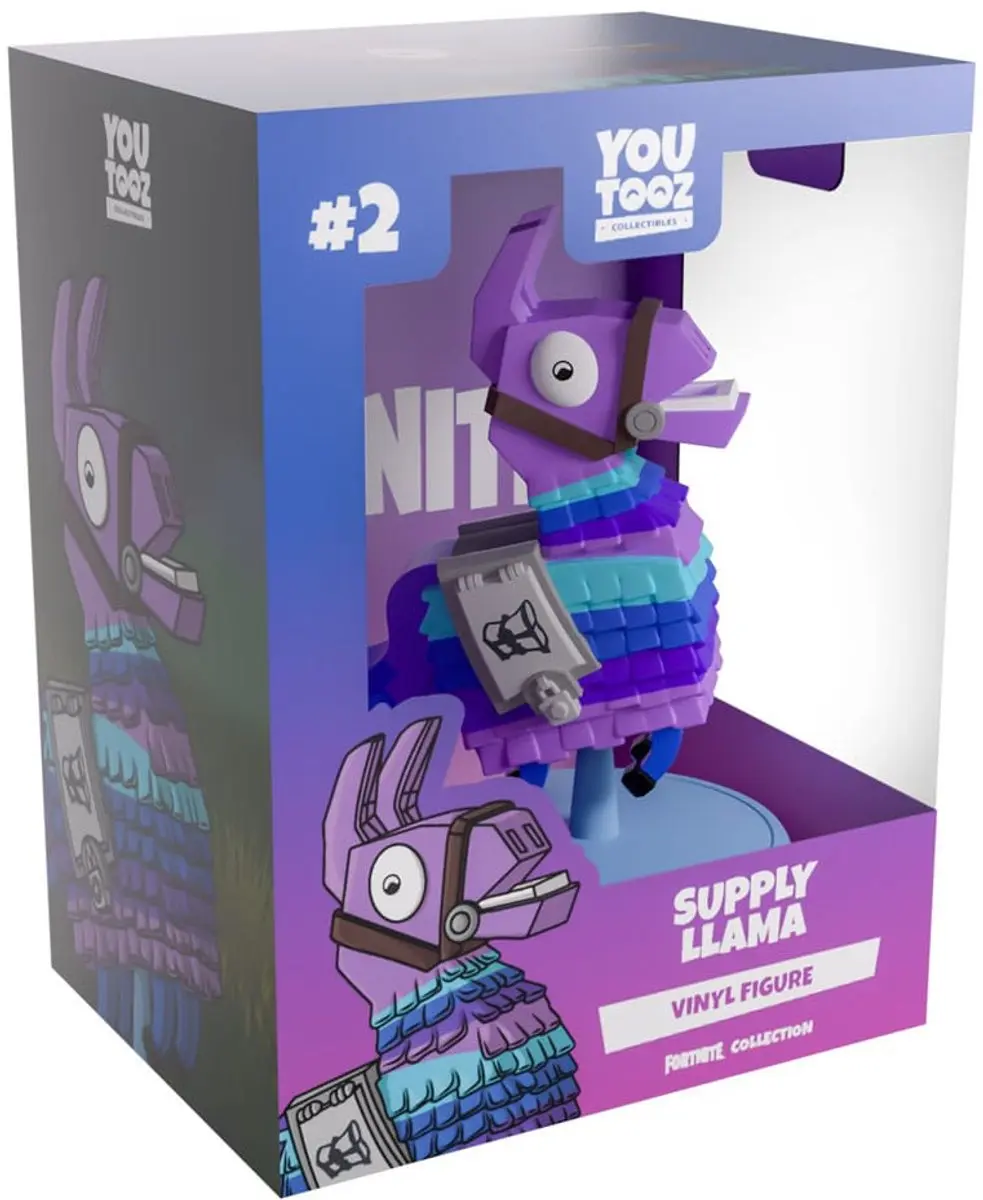 Youtooz Fortnite Supply Llama Vinyl Figure 13cm - Multi - afbeelding 4 van 5