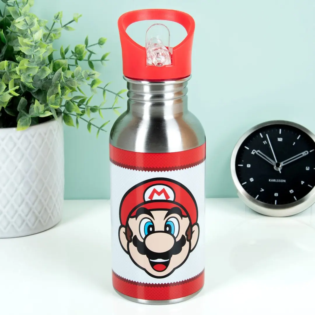 Paladone Super Mario Metalen Waterfles PP8022NN