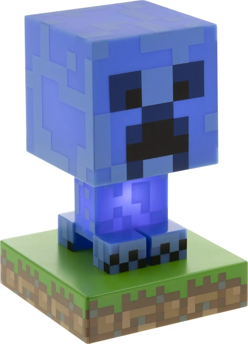 Paladone Minecraft Charged Creeper Verlicht Figuur - Wit licht