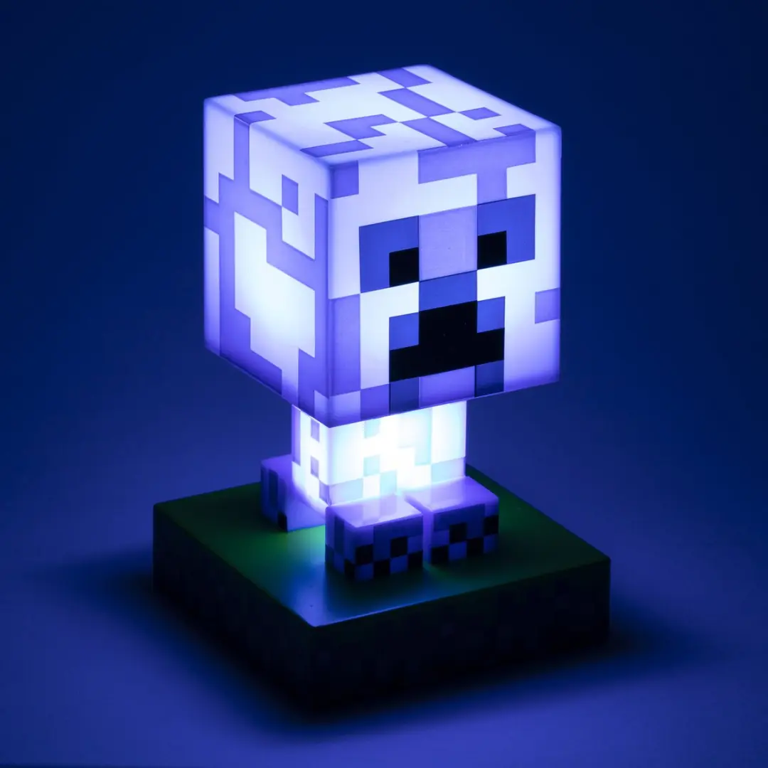 Paladone Minecraft Charged Creeper Verlicht Figuur - Wit licht