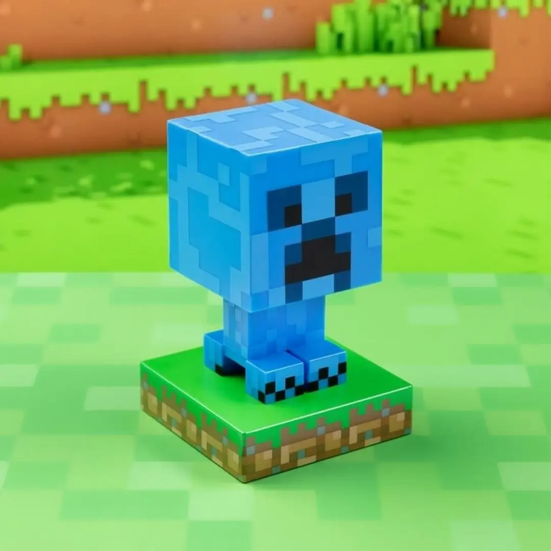 Paladone Minecraft Charged Creeper Verlicht Figuur - Wit licht