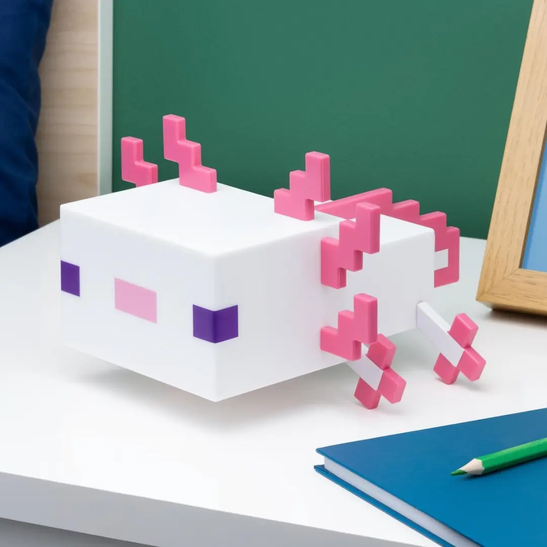 Paladone Minecraft Axolotl Lamp - RGBW - Veelkleurig