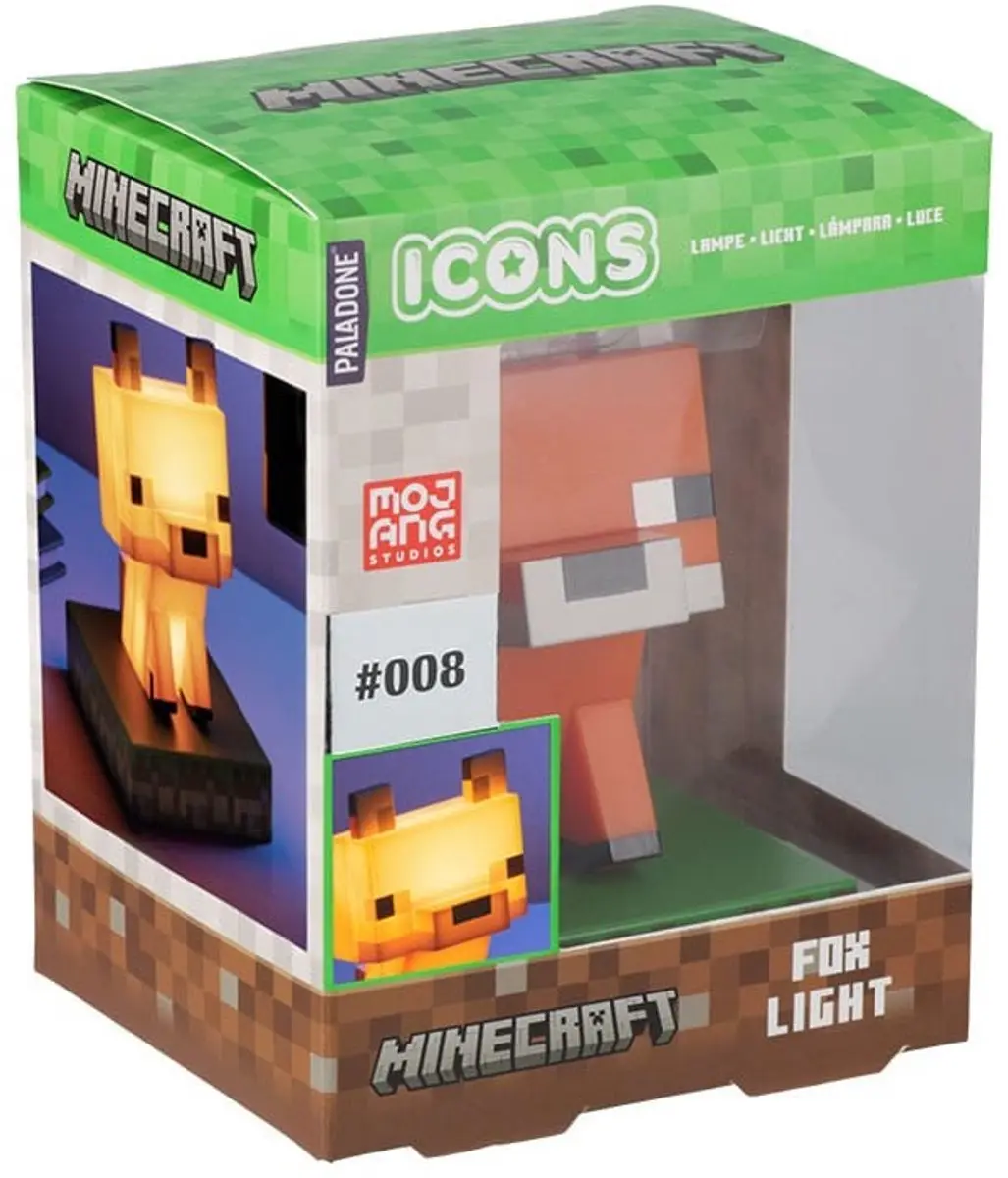 Paladone Minecraft Fox Nachtlamp - Veelkleurig