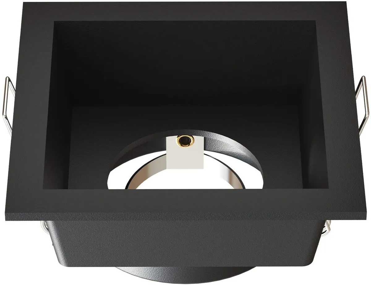 Ledvion LED Inbouwspot Vierkant 85x85mm Zwart