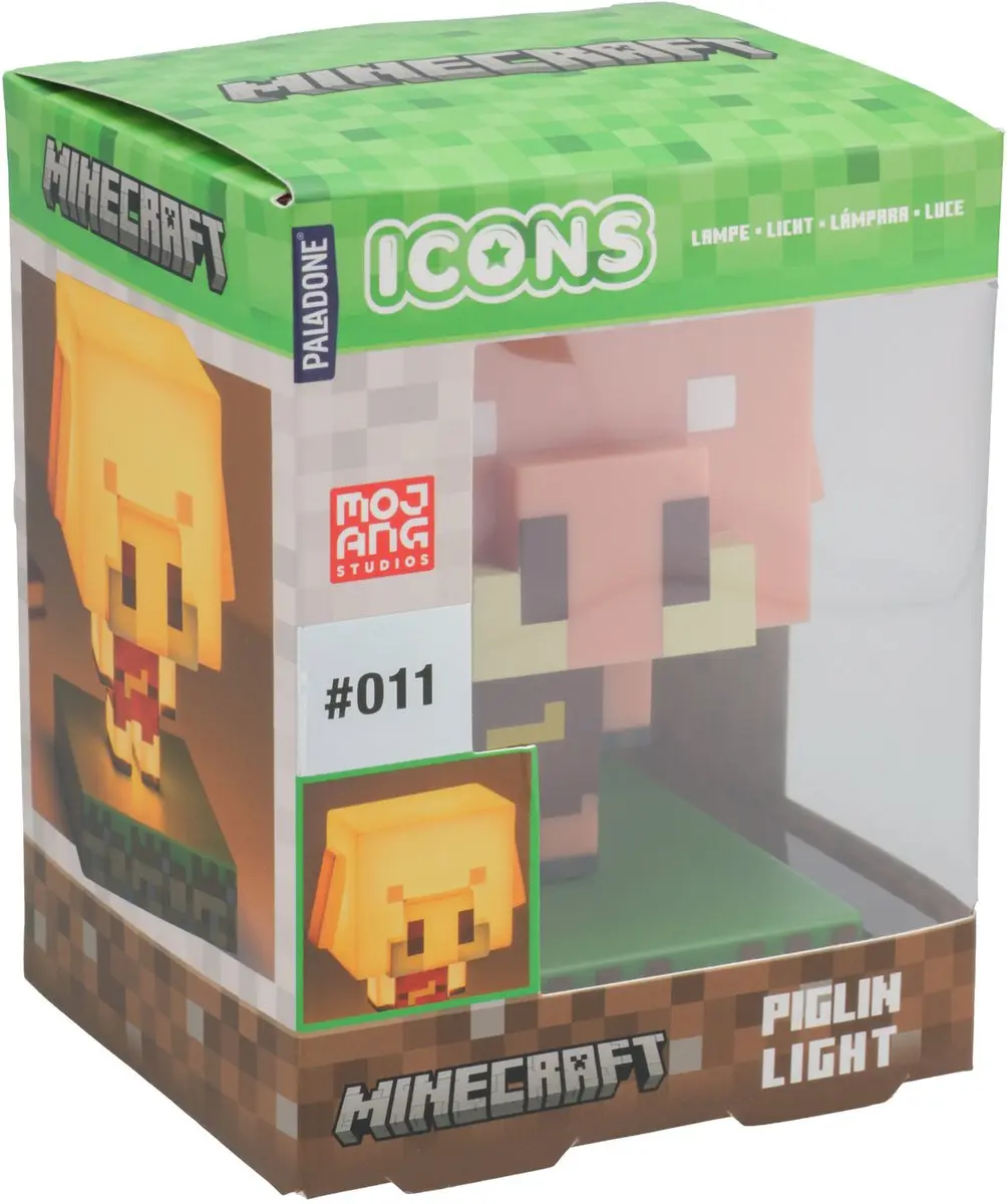 Paladone Minecraft Piglin Mini Icon Light - Warm wit LED