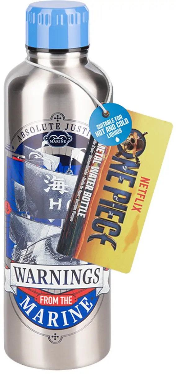 Paladone One Piece Marines RVS Drinkfles 500ml